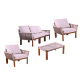 Sei Furniture Brendina Outdoor Conversation Set 4Pc Od10893