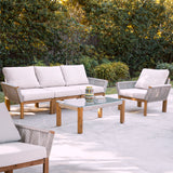 Sei Furniture Brendina Outdoor Conversation Set 4Pc Od10893