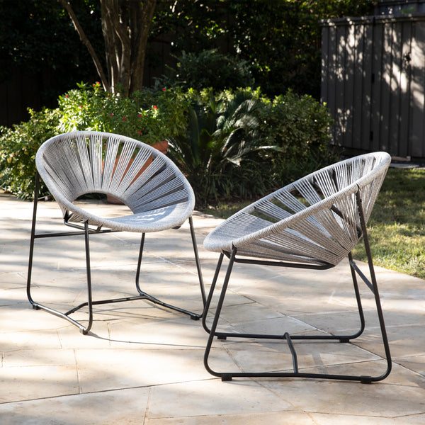 Holly Martin Rondly Outdoor Rope Chairs 2Pc Set Od1089408