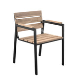 Sei Furniture Standlake Slatted Outdoor Chairs 2Pc Set Od1132308