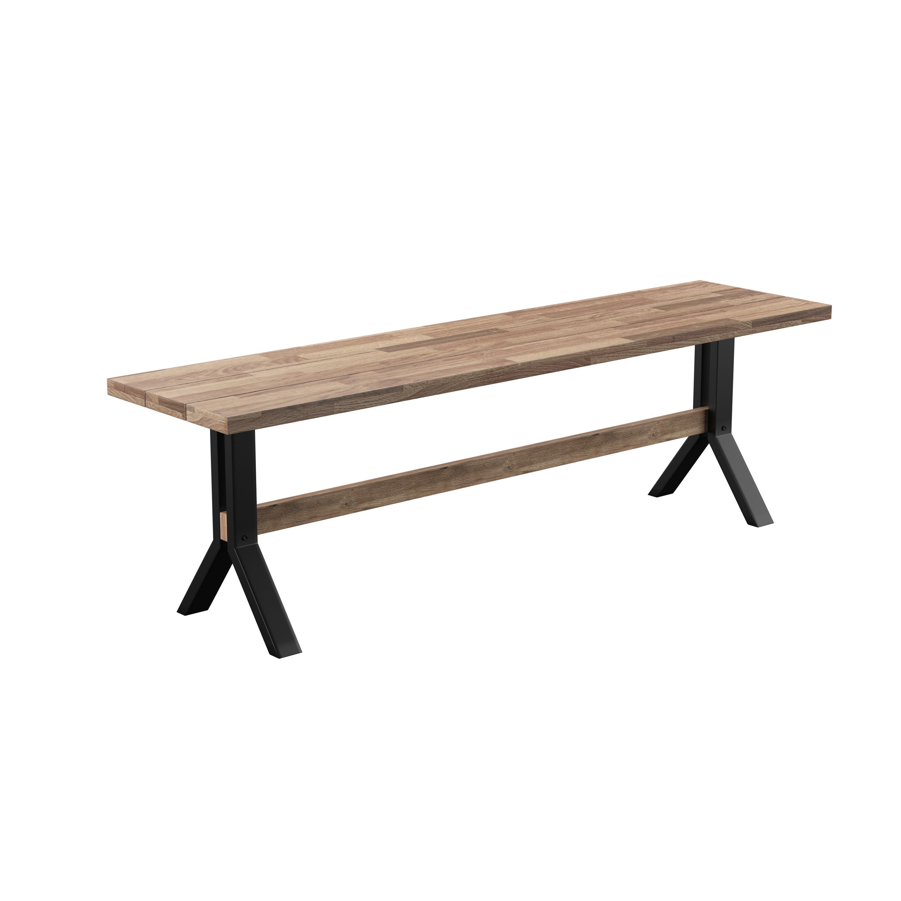 Standlake Slatted Outdoor Bench