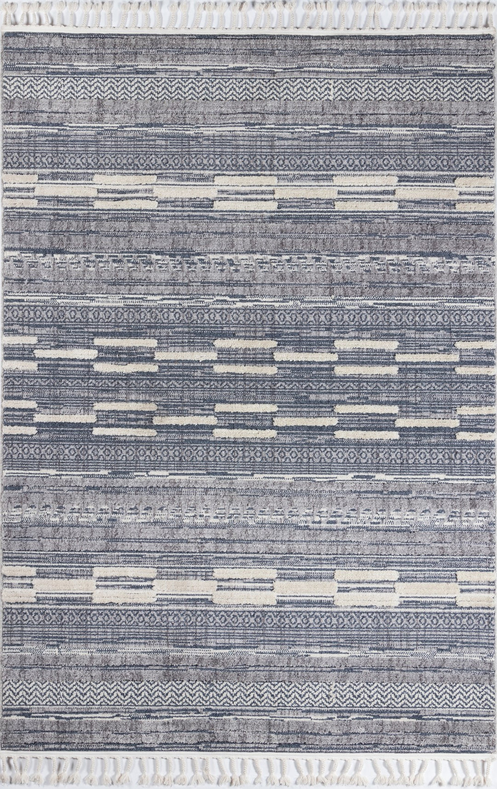 Momeni Odessa ODE-1 Machine Made Contemporary Geometric Indoor Area Rug Blue 8'6" x 12'6" ODESSODE-1BLU86C6
