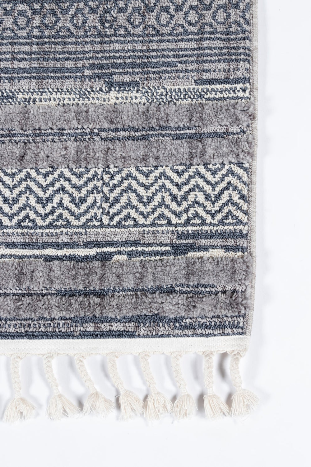 Momeni Odessa ODE-1 Machine Made Contemporary Geometric Indoor Area Rug Blue 8'6" x 12'6" ODESSODE-1BLU86C6