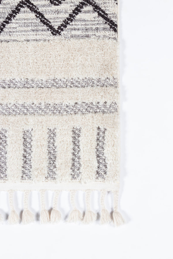 Momeni Odessa ODE-5 Machine Made Contemporary Geometric Indoor Area Rug Grey 8'6" x 12'6" ODESSODE-5GRY86C6