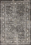Loloi Rugs Loloi II Odette ODT-01 100% Polyester Pile Power Loomed Traditional Area Rug Charcoal / Silver 200 ODETODT-01CCSIB2F7