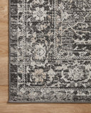 Loloi Rugs Loloi II Odette ODT-01 100% Polyester Pile Power Loomed Traditional Area Rug Charcoal / Silver 200 ODETODT-01CCSIB2F7
