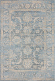 Loloi Rugs Loloi II Odette ODT-03 100% Polyester Pile Power Loomed Traditional Accent Rug Sky / Beige 25.2625 ODETODT-03SCBE530R