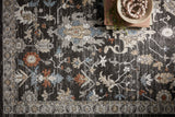 Loloi Rugs Loloi II Odette ODT-04 100% Polyester Pile Power Loomed Traditional Area Rug Charcoal / Multi 200 ODETODT-04CCMLB2F7