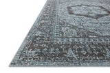 Loloi Rugs Loloi II Odette ODT-08 100% Polyester Pile Power Loomed Traditional Area Rug Sky / Charcoal 200 ODETODT-08SCCCB2F7