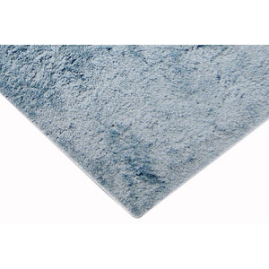 AMER Rugs Odyssey ODY-10 Shag Solid Transitional Area Rug Light Blue 7'6" x 9'6"