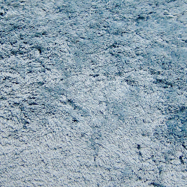 AMER Rugs Odyssey ODY-10 Shag Solid Transitional Area Rug Light Blue 7'6" x 9'6"