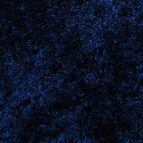 AMER Rugs Odyssey ODY-6 Shag Solid Transitional Area Rug Dark Blue 7'6" x 9'6"