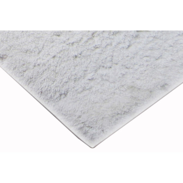 AMER Rugs Odyssey ODY-7 Shag Solid Transitional Area Rug White 7'6" x 9'6"