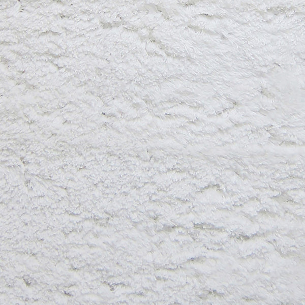 AMER Rugs Odyssey ODY-7 Shag Solid Transitional Area Rug White 7'6" x 9'6"