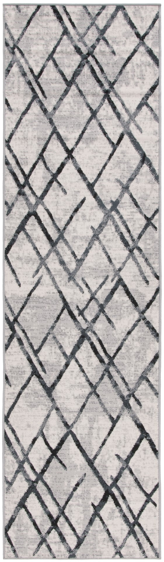 Safavieh Odyssey 810 Modern Power Loomed Rug Grey / Black ODY810F-7SQ