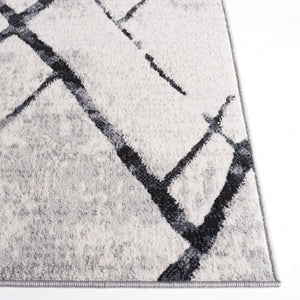 Safavieh Odyssey 810 Modern Power Loomed Rug Grey / Black ODY810F-9