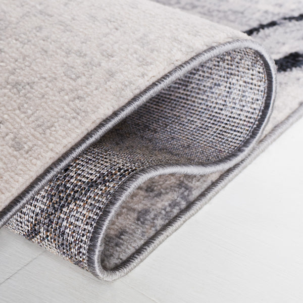 Safavieh Odyssey 810 Modern Power Loomed Rug Grey / Black ODY810F-9