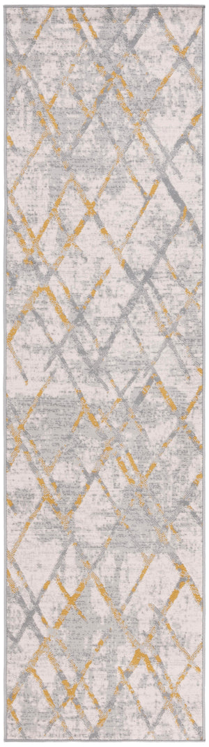 Safavieh Odyssey 810 Modern Power Loomed Rug Grey / Gold ODY810G-7SQ