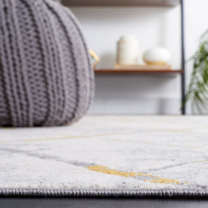 Safavieh Odyssey 810 Modern Power Loomed Rug Grey / Gold ODY810G-9
