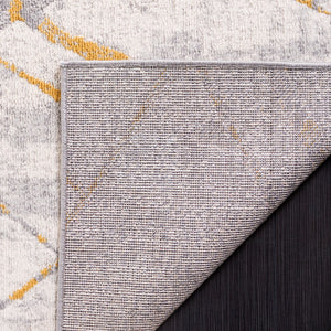 Safavieh Odyssey 810 Modern Power Loomed Rug Grey / Gold ODY810G-9