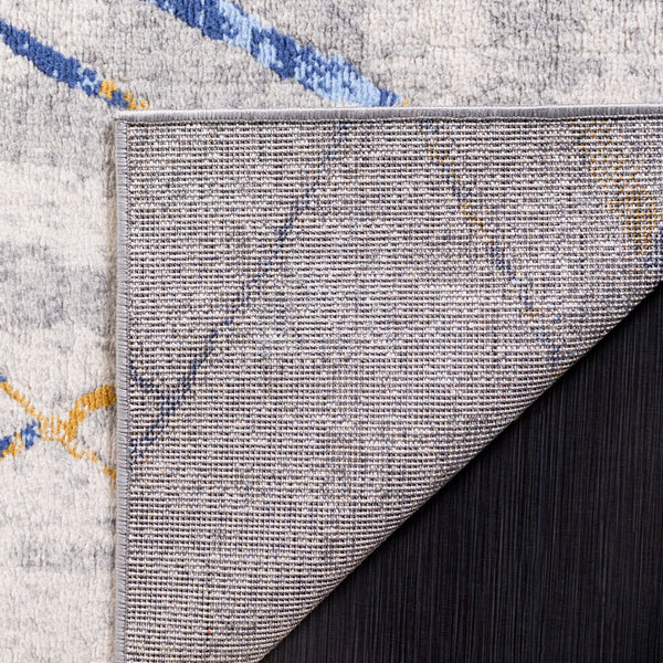 Safavieh Odyssey 810 Modern Power Loomed Rug Grey / Blue Gold ODY810H-9