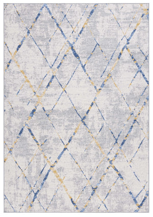 Safavieh Odyssey 810 Modern Power Loomed Rug Grey / Blue Gold ODY810H-9