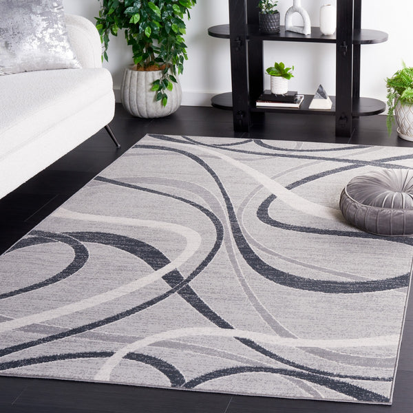 Safavieh Odyssey 812 Modern Power Loomed Rug Grey / Ivory ODY812F-9