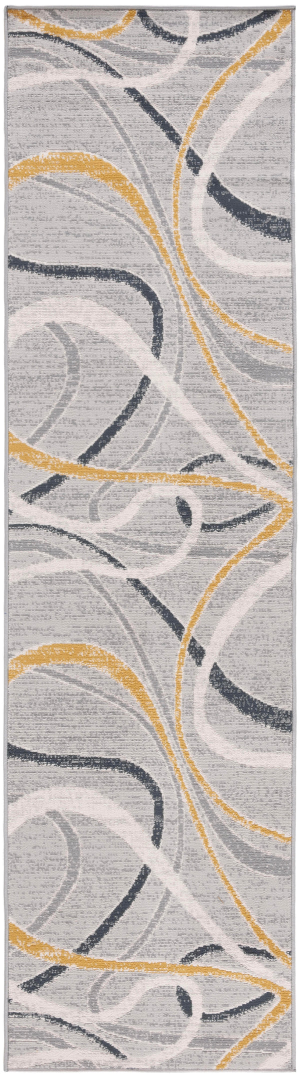 Safavieh Odyssey 812 Modern Power Loomed Rug Grey / Gold Ivory ODY812G-7SQ