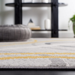 Safavieh Odyssey 812 Modern Power Loomed Rug Grey / Gold Ivory ODY812G-9