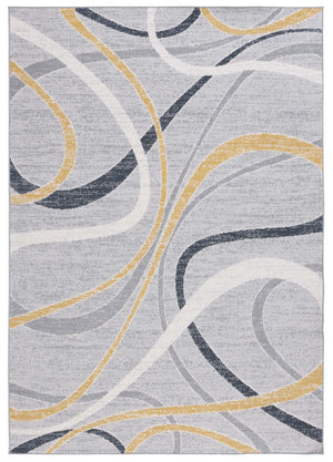 Safavieh Odyssey 812 Modern Power Loomed Rug Grey / Gold Ivory ODY812G-9