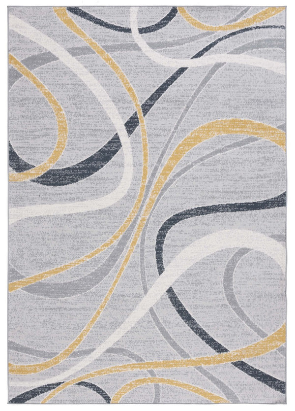 Safavieh Odyssey 812 Modern Power Loomed Rug Grey / Gold Ivory ODY812G-9