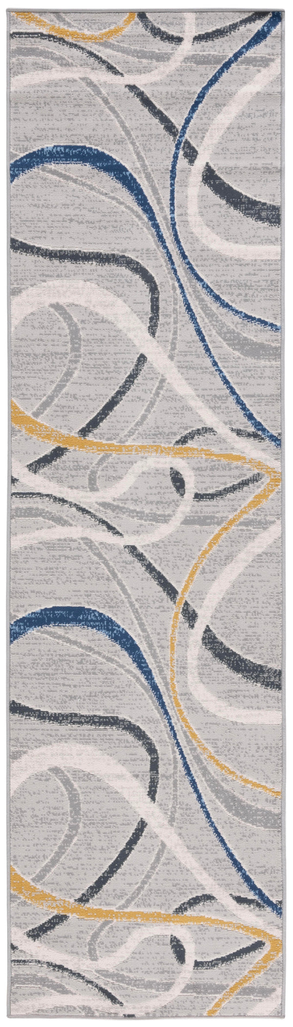 Safavieh Odyssey 812 Modern Power Loomed Rug Grey / Blue Gold ODY812H-7SQ
