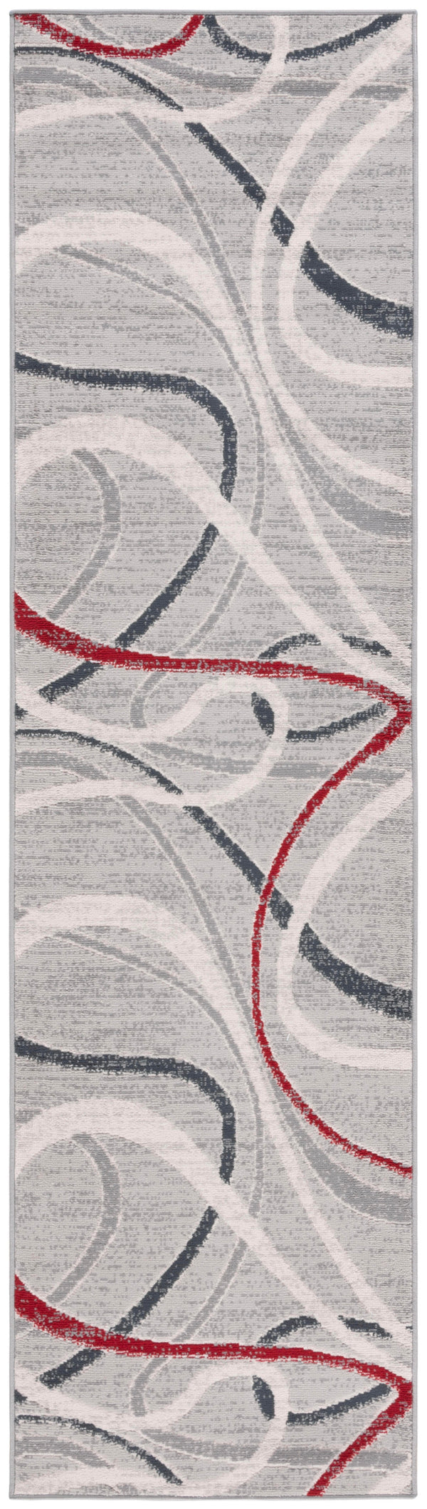 Safavieh Odyssey 812 Modern Power Loomed Rug Grey / Red Ivory ODY812I-7SQ