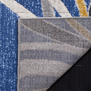 Safavieh Odyssey 812 Modern Power Loomed Rug Blue / Gold Ivory ODY812M-9