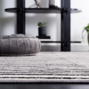 Safavieh Odyssey 814 Modern Power Loomed Rug Grey / Black ODY814F-9