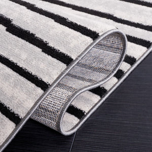 Safavieh Odyssey 814 Modern Power Loomed Rug Grey / Black ODY814F-9