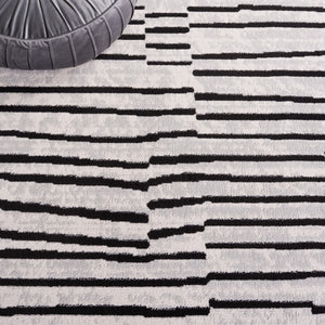 Safavieh Odyssey 814 Modern Power Loomed Rug Grey / Black ODY814F-9