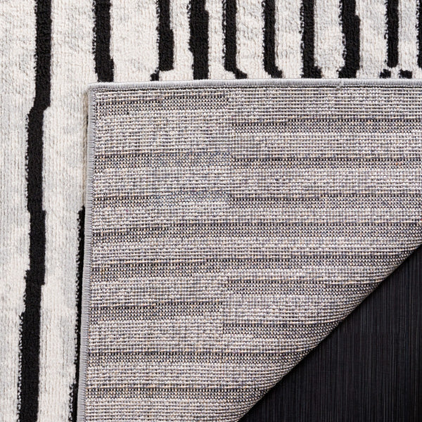 Safavieh Odyssey 814 Modern Power Loomed Rug Grey / Black ODY814F-9