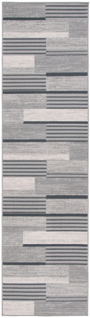 Safavieh Odyssey 816 Modern Power Loomed Rug Grey / Black Ivory ODY816F-7SQ