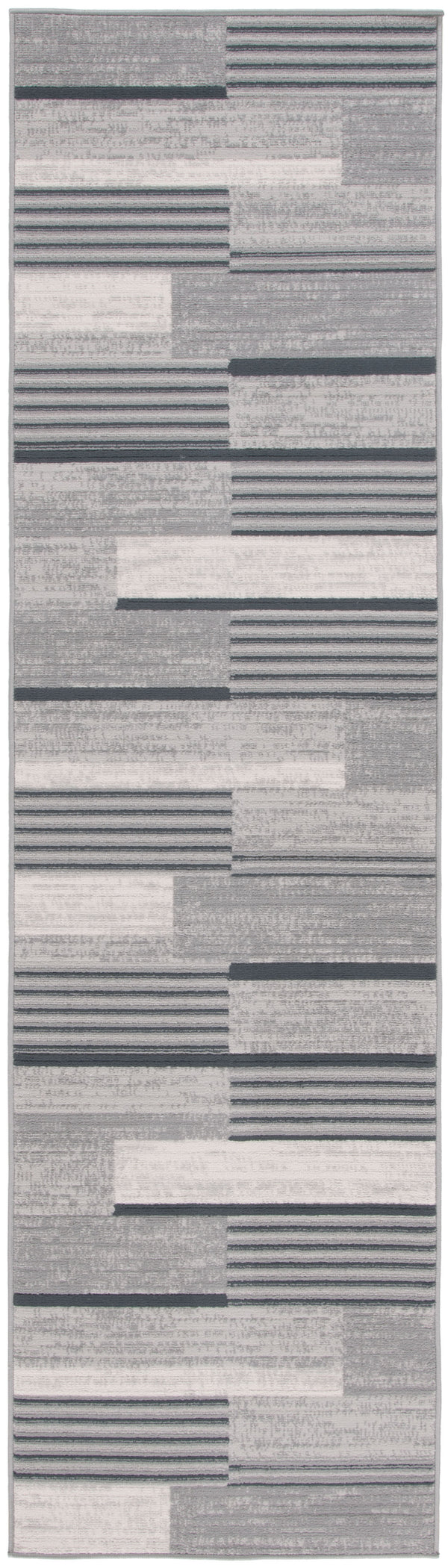 Safavieh Odyssey 816 Modern Power Loomed Rug Grey / Black Ivory ODY816F-7SQ