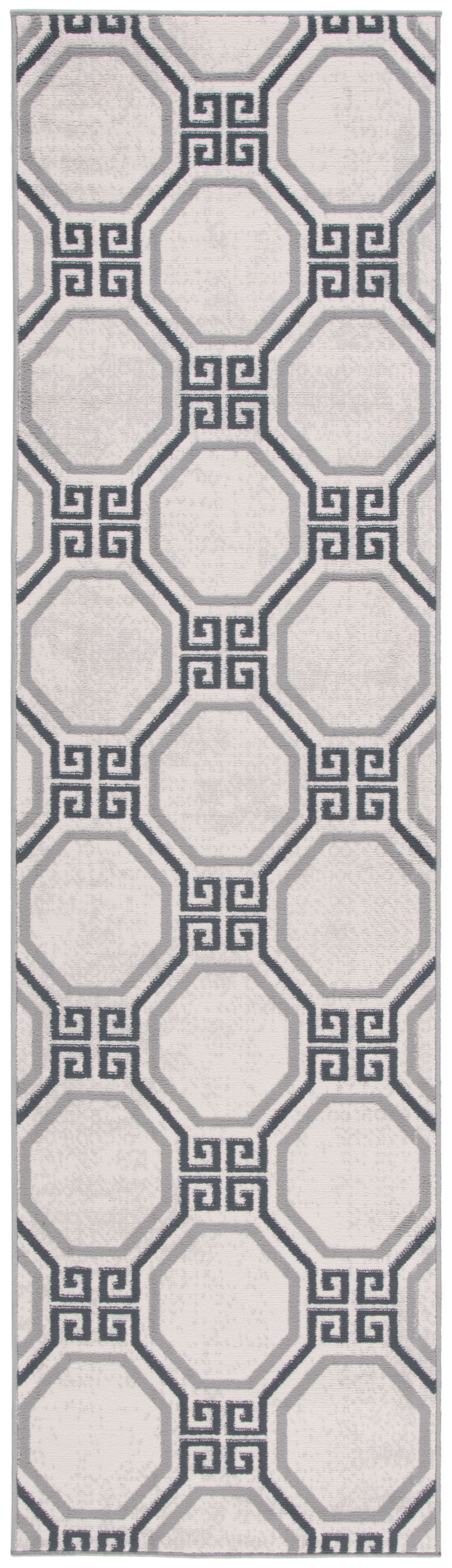 Safavieh Odyssey 818 Modern Power Loomed Rug Ivory / Grey ODY818A-7SQ
