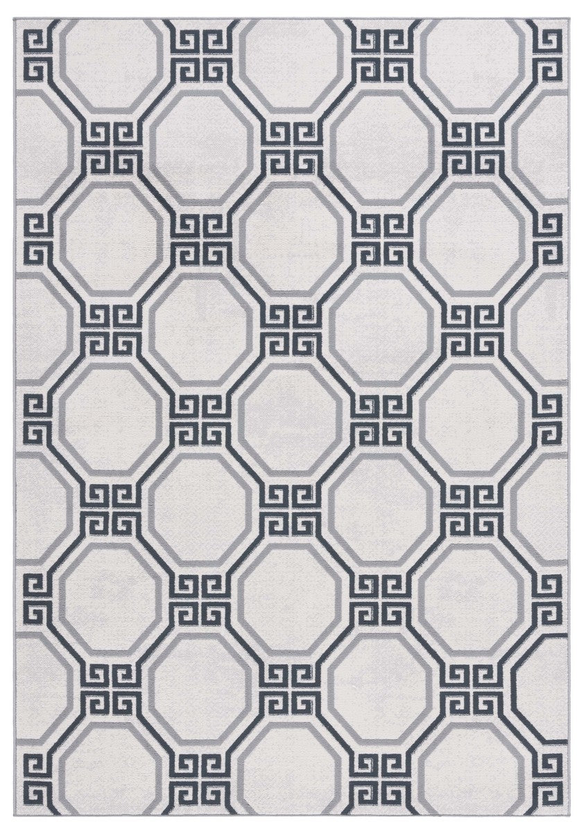 Safavieh Odyssey 818 Modern Power Loomed Rug Ivory / Grey ODY818A-7SQ
