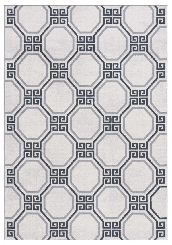 Safavieh Odyssey 818 Modern Power Loomed Rug Ivory / Grey ODY818A-9