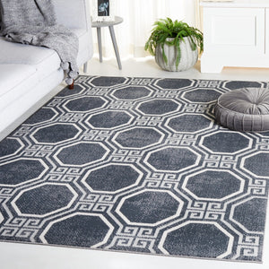 Safavieh Odyssey 818 Modern Power Loomed Rug Black / Grey ODY818Z-9