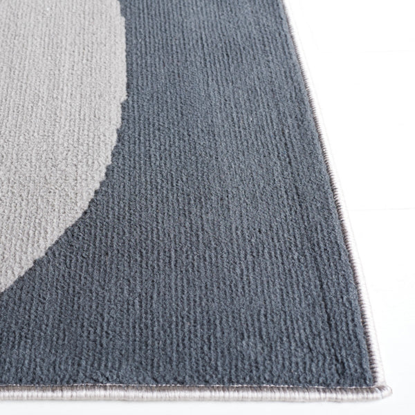 Safavieh Odyssey 824 Modern Power Loomed Rug Grey / Black Ivory ODY824F-9