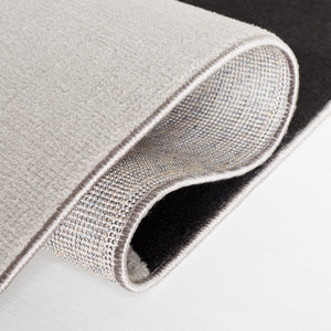 Safavieh Odyssey 824 Modern Power Loomed Rug Grey / Black Ivory ODY824F-9