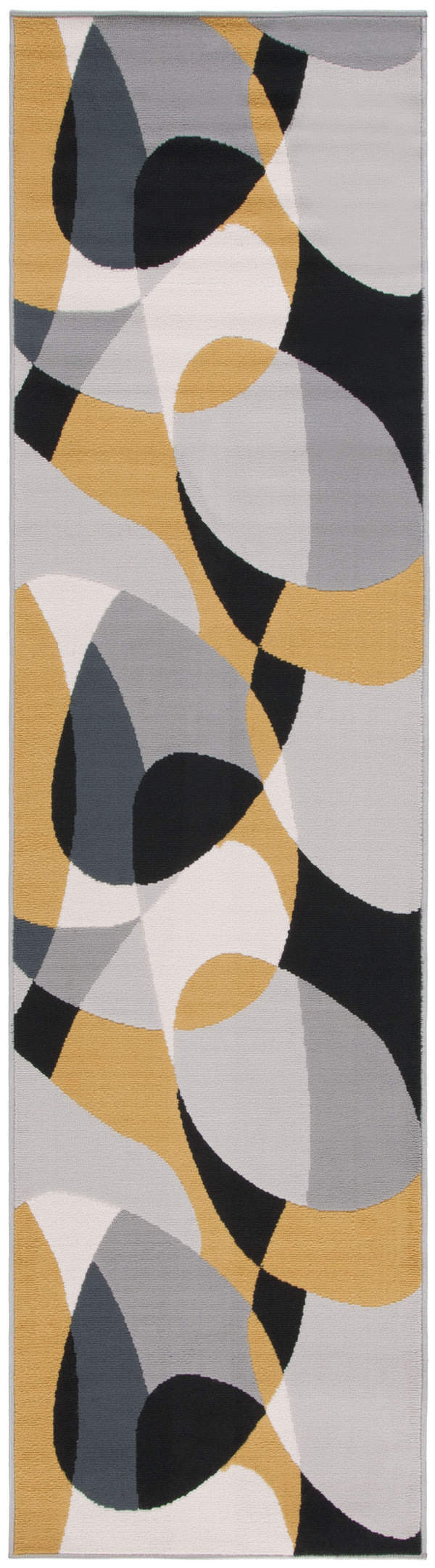 Safavieh Odyssey 824 Modern Power Loomed Rug Grey / Gold Black ODY824G-8