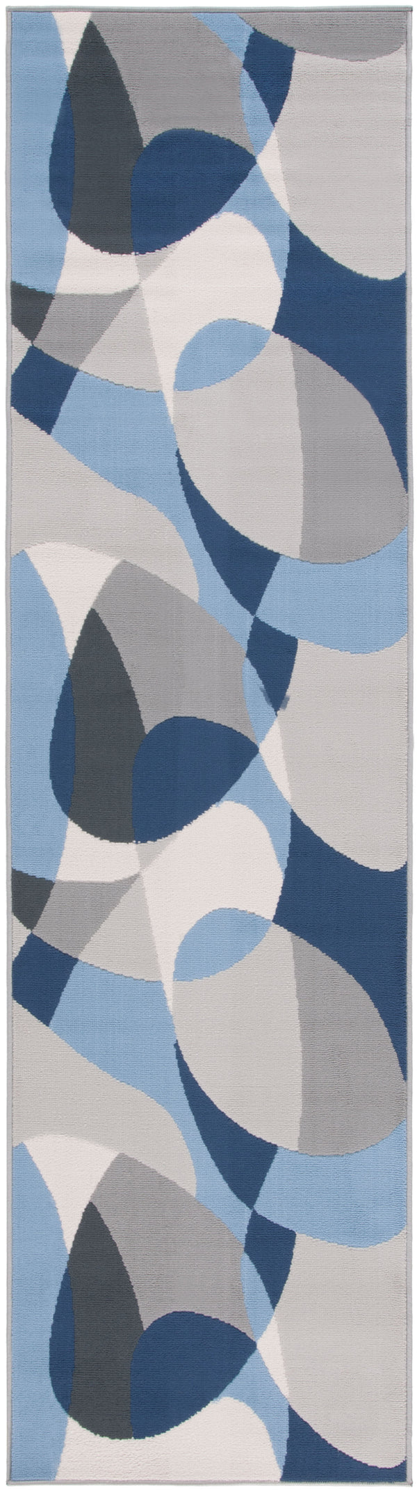 Safavieh Odyssey 824 Modern Power Loomed Rug Grey / Blue Navy ODY824H-8