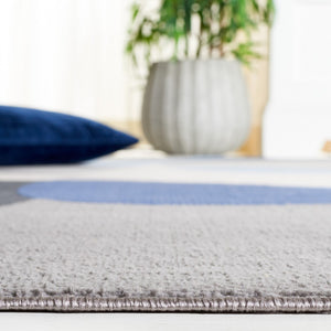 Safavieh Odyssey 824 Modern Power Loomed Rug Grey / Blue Navy ODY824H-9