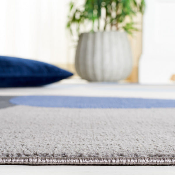 Safavieh Odyssey 824 Modern Power Loomed Rug Grey / Blue Navy ODY824H-9